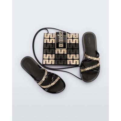 Melissa Golden Ad - Preto/Dourado